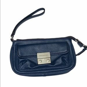 Dana Buchman Navy Blue Wristlet Bag